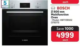 Makro BOSCH 600 mm Multifunction Oven offer