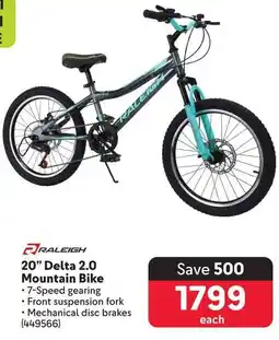 Makro RALEIGH 20" Delta 2.0 Mountain Bike offer