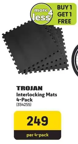 TROJAN Interlocking Mats 4-Pack