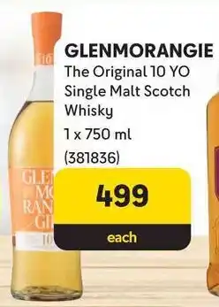 Makro GLENMORANGIE The Original 10 YO Single Malt Scotch Whisky offer