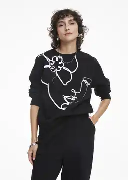 Woolworths Floral Face Fleece Sweatshirt offer