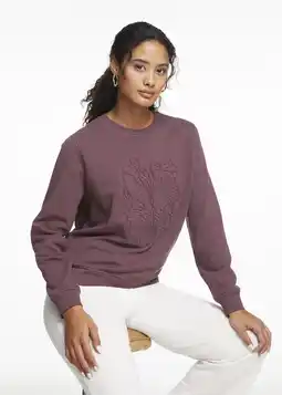 Woolworths Floral Embroidery Fleece Sweatshirt offer