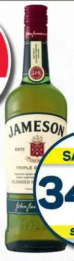 Pick n Pay Jameson Triple Distilled Irish Whiskey 750ml offer