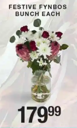 Checkers FESTIVE FYNBOS BUNCH EACH offer