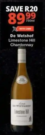 De Wetshof Limestone Hill Chardonnay