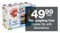 Checkers The Laughing Cow Cheese Dip with Breadsticks offer