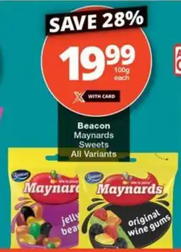 Checkers Beacon Maynards Sweets All Variants offer