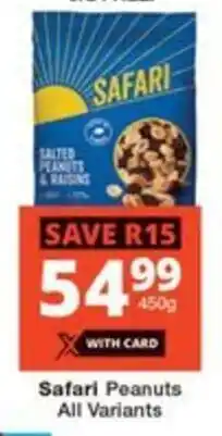 Checkers Safari Peanuts All Variants offer