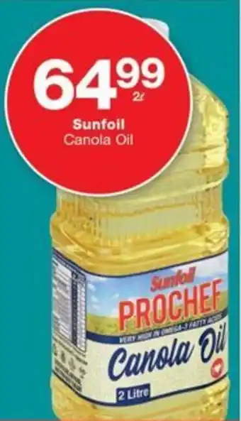 Checkers Sunfoil Canola Oil offer