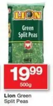 Checkers Lion Green Split Peas offer