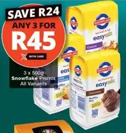 Checkers Snowflake Premix All Variants offer