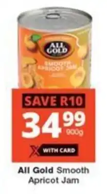 Checkers All Gold Smooth Apricot Jam offer