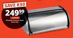 Checkers Prochef Stainless Steel Bread Bin offer