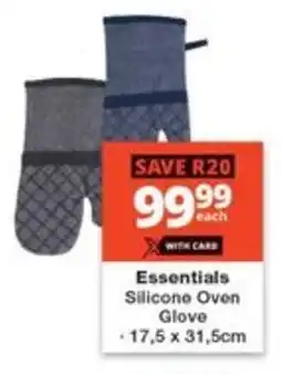 Checkers Essentials Silicone Oven Glove offer