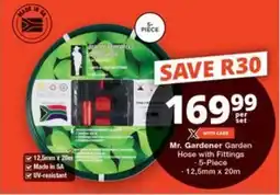 Mr. Gardener Garden Hose with Fittings