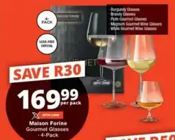 Checkers Maison Forine Gourmet Glasses offer