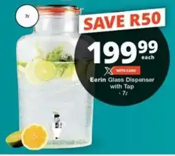 Eerin Glass Dispenser with Tap