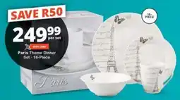 Checkers Paris Theme Dinner Set offer