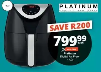 Checkers Platinum Digital Air Fryer offer