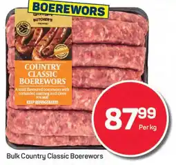 Pick n Pay Hypermarket Bulk Country Classic Boerewors offer