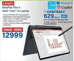 Incredible Connection Lenovo IdeaPad Flex 5 Intel Core i3 Laptop offer