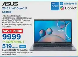Incredible Connection ASUS X515 Intel Core i7 Laptop offer