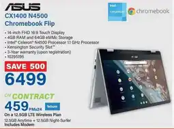 Incredible Connection ASUS CX1400 N4500 Chromebook Flip offer