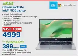 Incredible Connection Acer Chromebook 314 Intel N100 Laptop offer