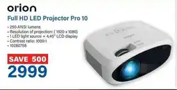 Incredible Connection Full HD LED Projector Pro 10 offer