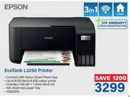 Incredible Connection EPSON EcoTank L3250 Printer offer