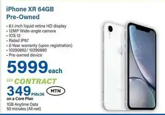 Incredible Connection iPhone XR 64GB Pre-Owned offer