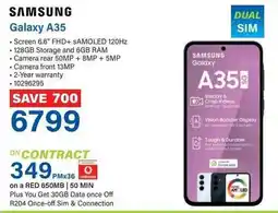 Incredible Connection SAMSUNG Galaxy A35 offer