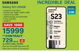 Incredible Connection SAMSUNG Galaxy S23 256GB offer