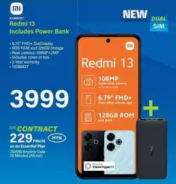 Incredible Connection Redmi 13 Includes Power Bank offer