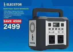 Incredible Connection ELECSTOR 300W Power Station 80000mAh offer