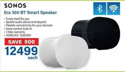 Incredible Connection SONOS Era 300 BT Smart Speaker offer