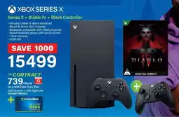 Incredible Connection Series X + Diablo IV + Black Controller offer