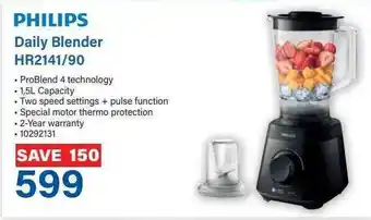 Incredible Connection PHILIPS Daily Blender HR2141/90 offer