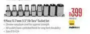 Builders Warehouse 9 Piece 12.7.. (1/2") Dr Torx Socket Set offer