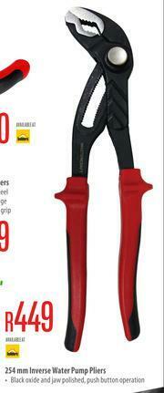 Builders Warehouse Mastercraft 254mm Inverse Water Pump Pliers offer