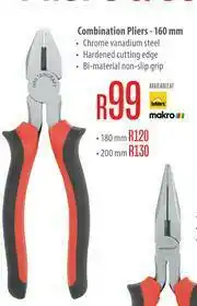 Builders Warehouse Mastercraft Combination Pliers 160mm offer