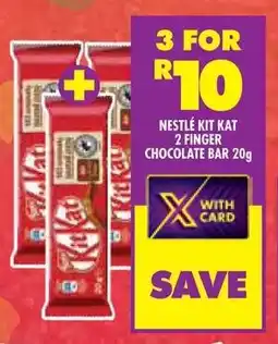 Shoprite NESTLÉ KIT KAT 2 FINGER CHOCOLATE BAR 20g offer