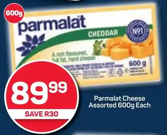 Pick n Pay Parmalat Cheese Assorted 600g Each offer