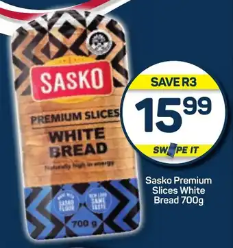 Pick n Pay Sasko Premium Slices White Bread 700g offer