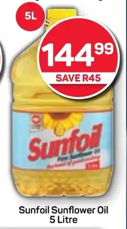 Pick n Pay Sunfoil Sunflower Oil 5 Litre offer