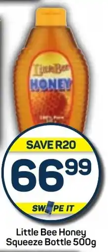 Pick n Pay Little Bee Honey Squeeze Bottle 500g offer