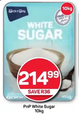Pick n Pay PnP White Sugar 10kg offer