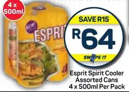 Esprit Spirit Cooler Assorted Cans 4x 500ml Per Pack