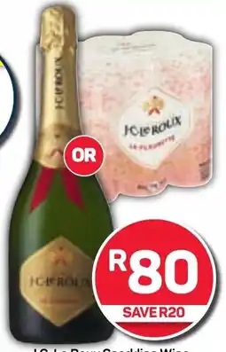 Pick n Pay J.C. Le Roux Sparkling Wine Assorted 750ml Bottle Each or 6 x 250ml Cans Assorted Per Pack (Excludes Nectar Range) offer