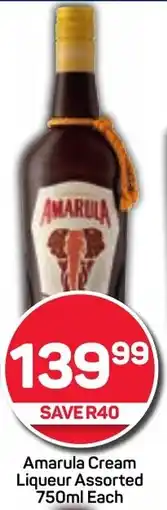 Pick n Pay Amarula Cream Liqueur Assorted 750ml Each offer